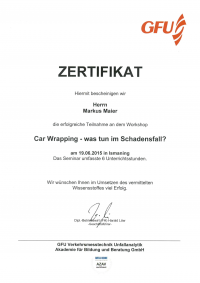 Car Wrapping - was tun im Schadensfall?